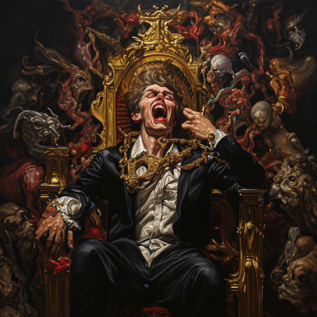 an oil painting depicting the sin of pride [PixArt-alpha - PixArt-XL-2-1024-MS] 1.png